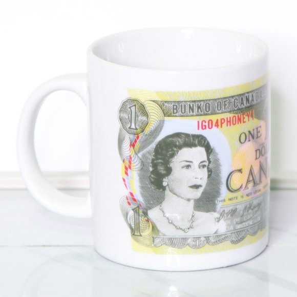 Canadian Money Mug - Traditional Mug Size - Highly Detailed - Picture 1 of 2